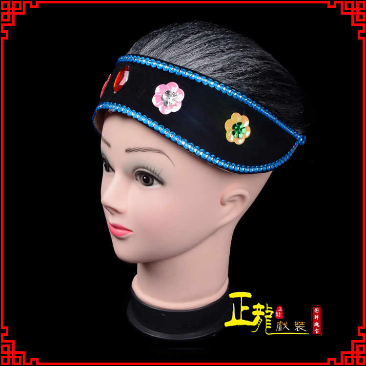 潮州老旦媒婆穷老太婆假发套 老旦头套