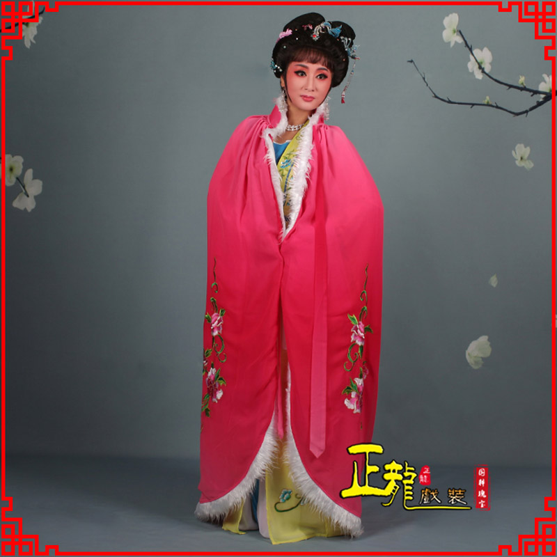 潮州小花旦绣花斗篷 花旦披风
