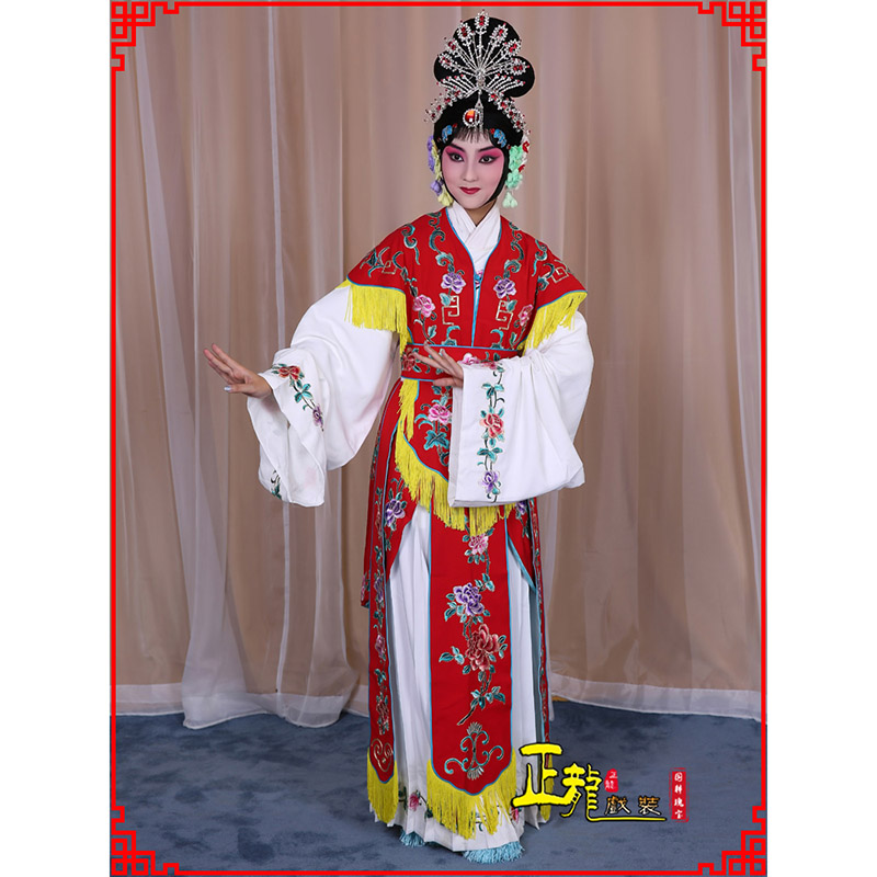 潮州戏曲服装舞台演出红娘装