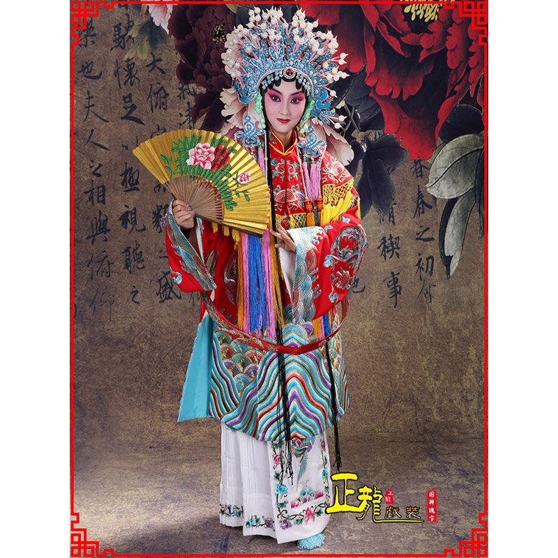 潮州凤袍杨贵妃贵妃醉酒 软绉团凤女蟒
